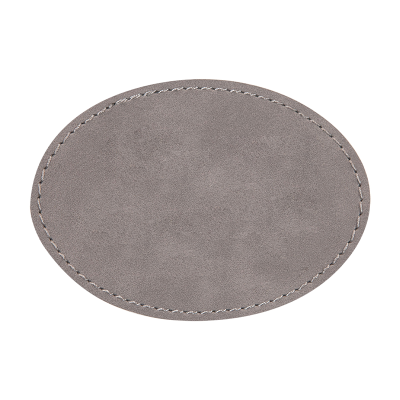 3' x 2' ovale læderlapper
