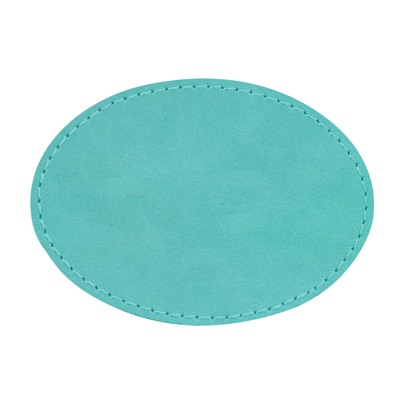 3' x 2' ovale læderlapper