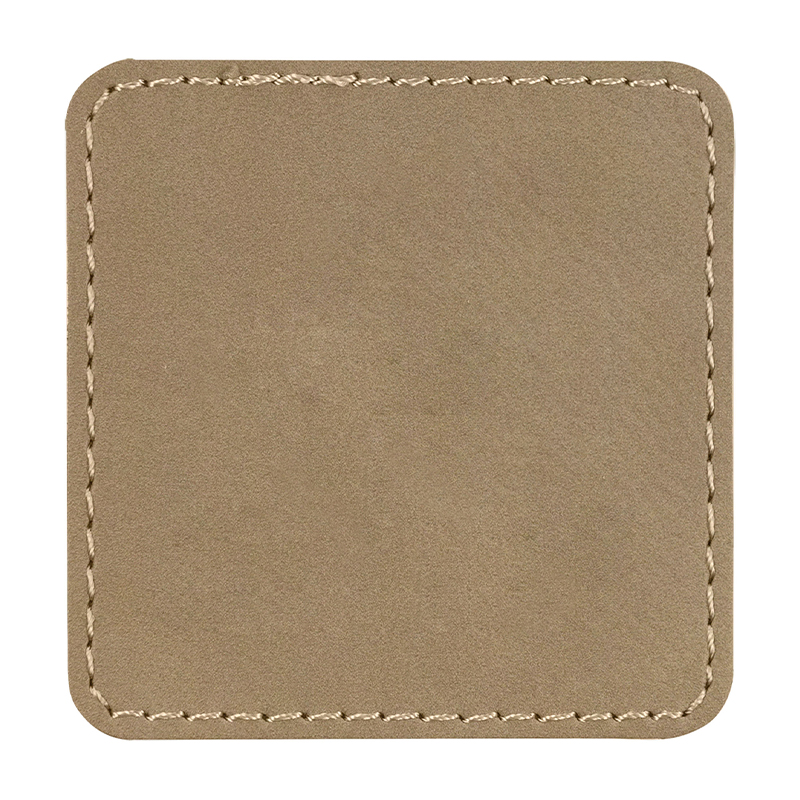 3' x 2' firkantede læderlapper