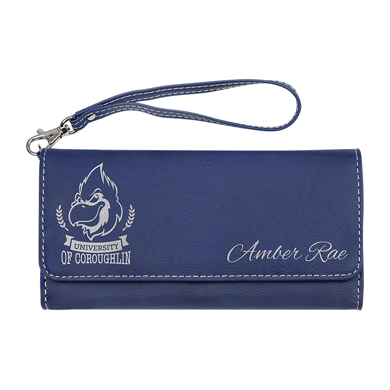 Laserbar kunstlæderpung med rem