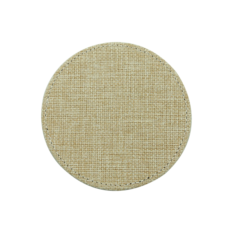 Sublimation Jute Coaster-runde Sublimation Jute Coaster-runde