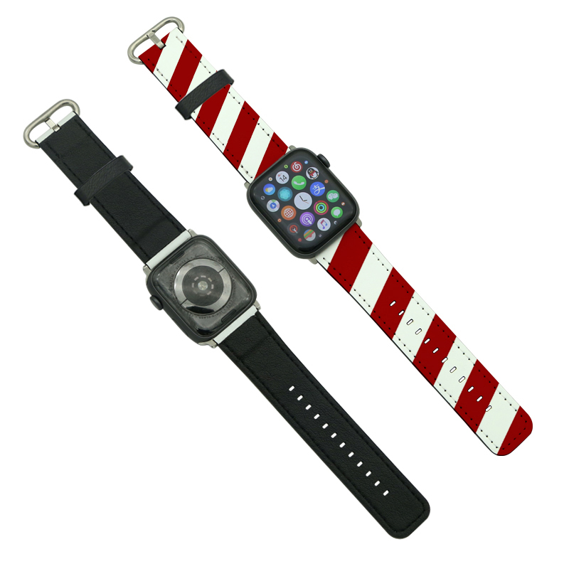 Sublimation PU-læder Apple iWatch-bånd til serie 4/5-44 mm