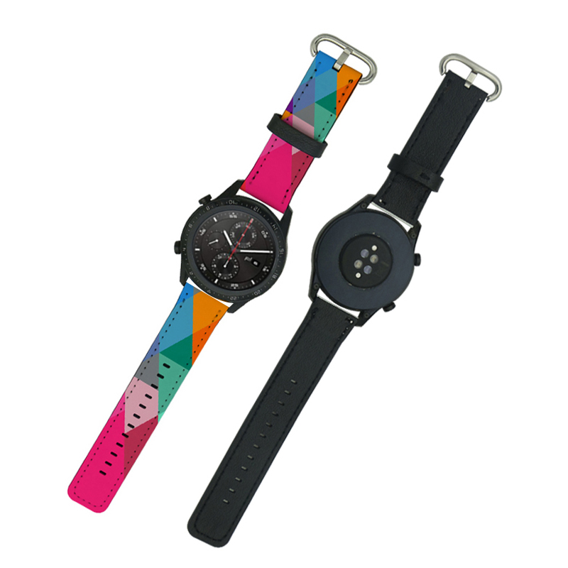 Sublimation PU læder Samsung/Huawei urremme 22mm