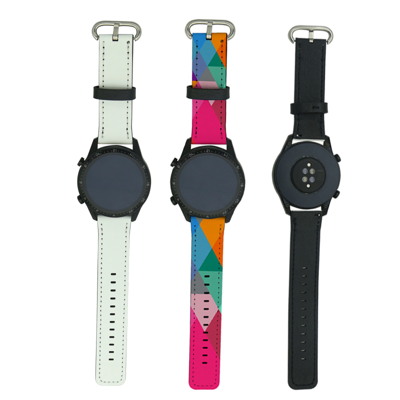 Sublimation PU læder Samsung/Huawei urremme 22mm