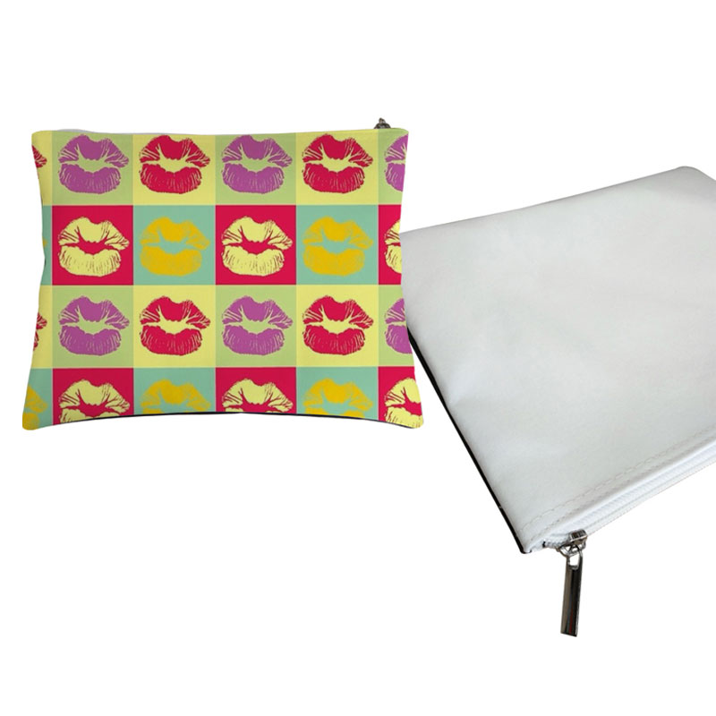 Sublimation Stof Kosmetiktaske/Blyantstaske - M Str