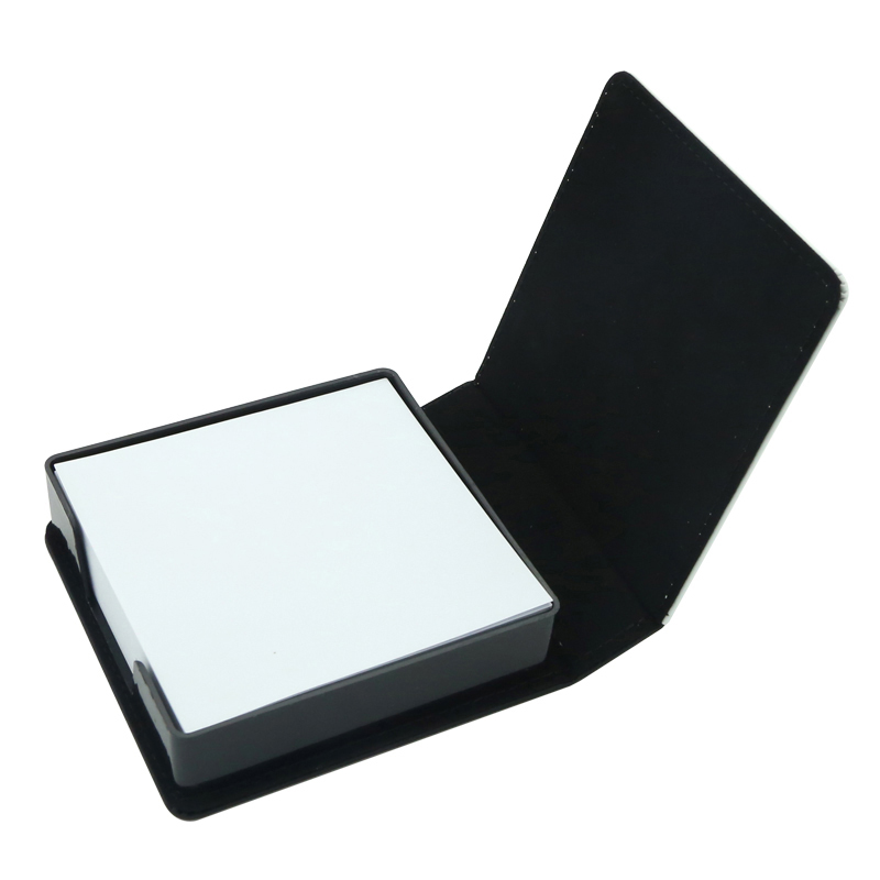 Sublimation Leatherette Sticky Notes Box - Firkantet