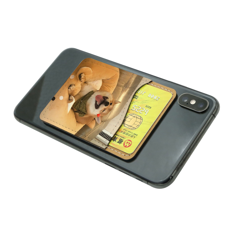 Sublimation kunstlæder telefonkortholder