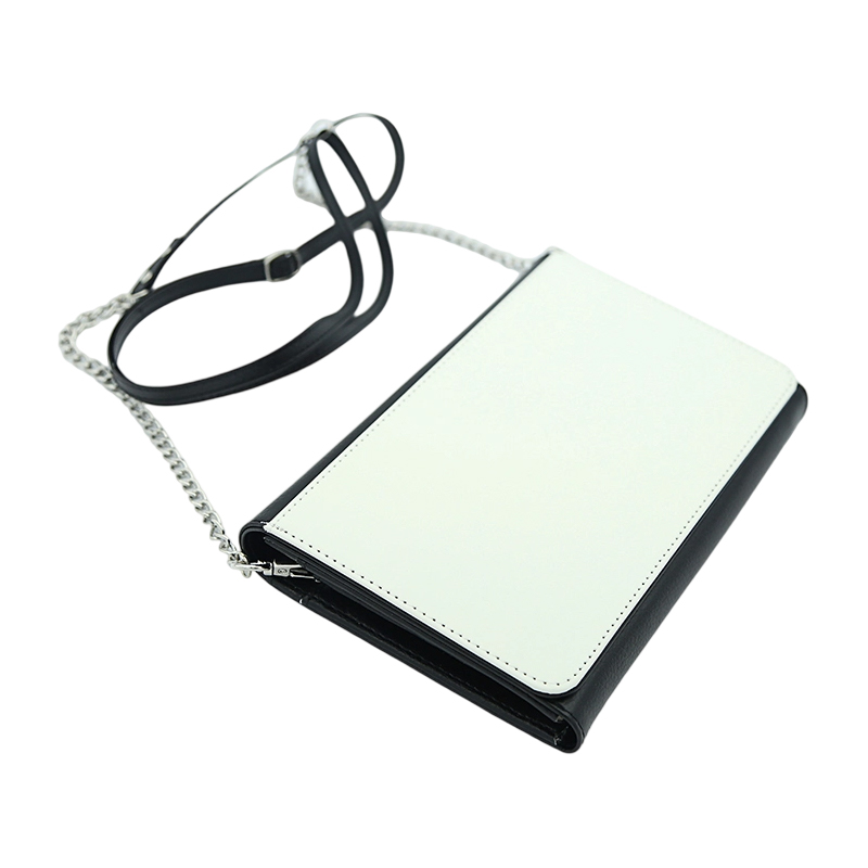 Sublimation Leatherette Stor Skuldertaske med 2 par Magnetics 