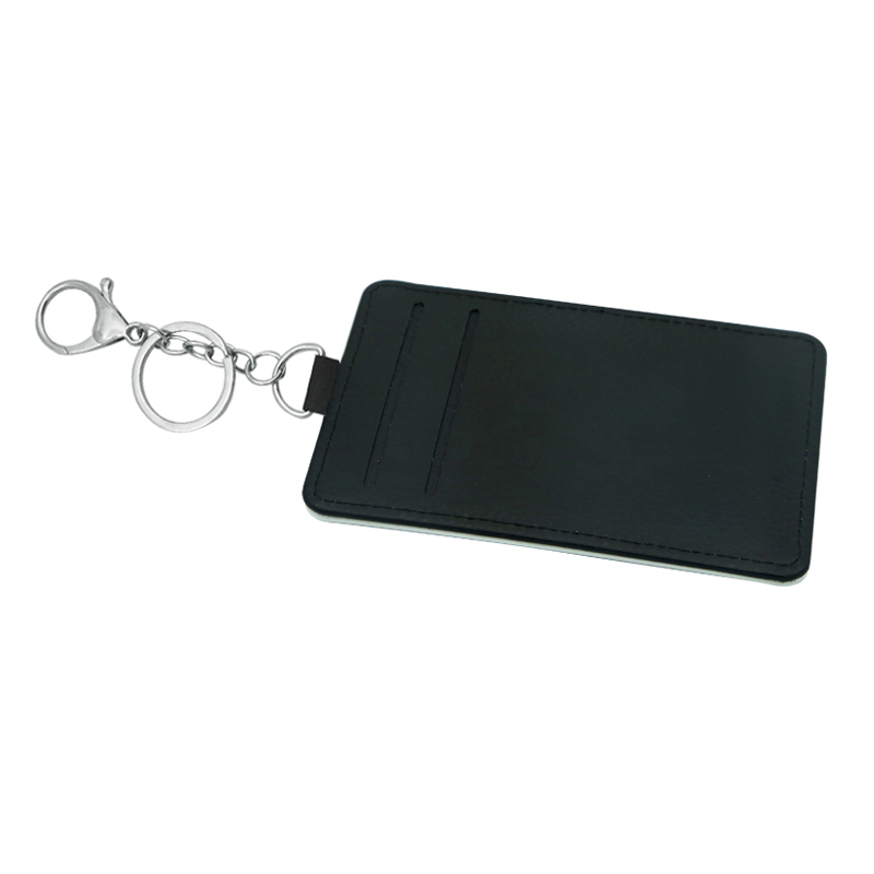 Sublimation kunstlæder buskortholder med 2 slots Sublimation kunstlæder buskortholder med 2 slots