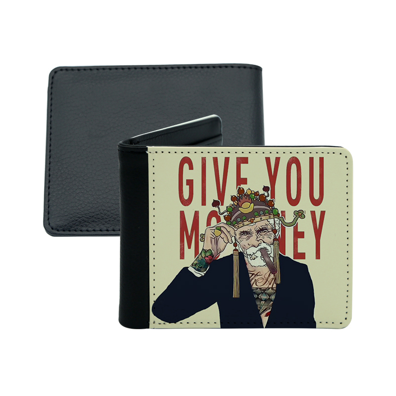 Mænds Sublimation Leatherette Bifold tegnebog