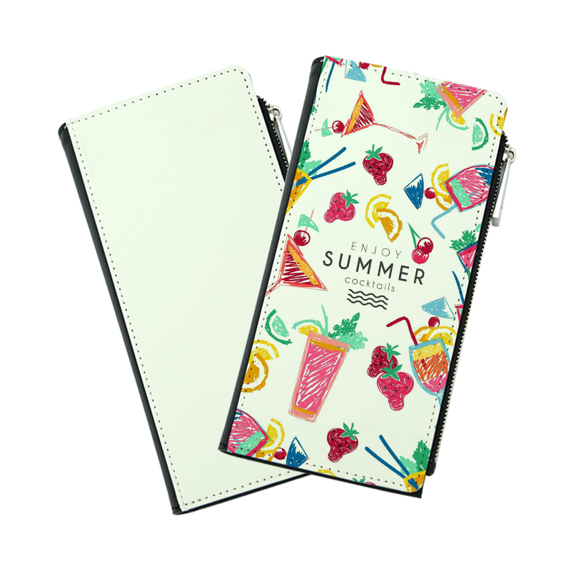 Sublimation læder bifold pung - lang