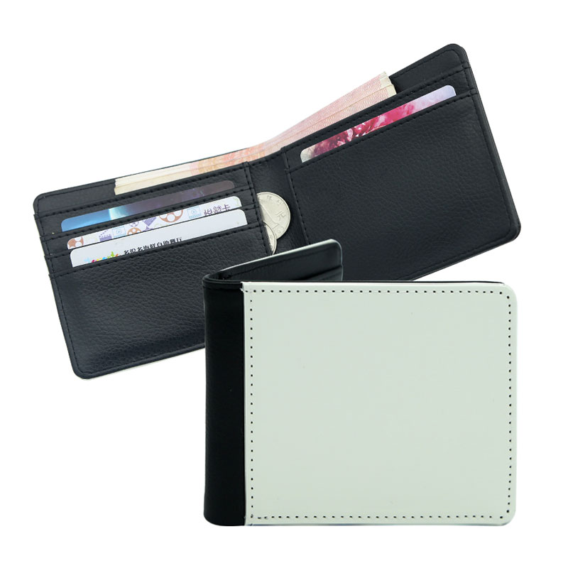 Mænds Sublimation Leatherette Bifold tegnebog