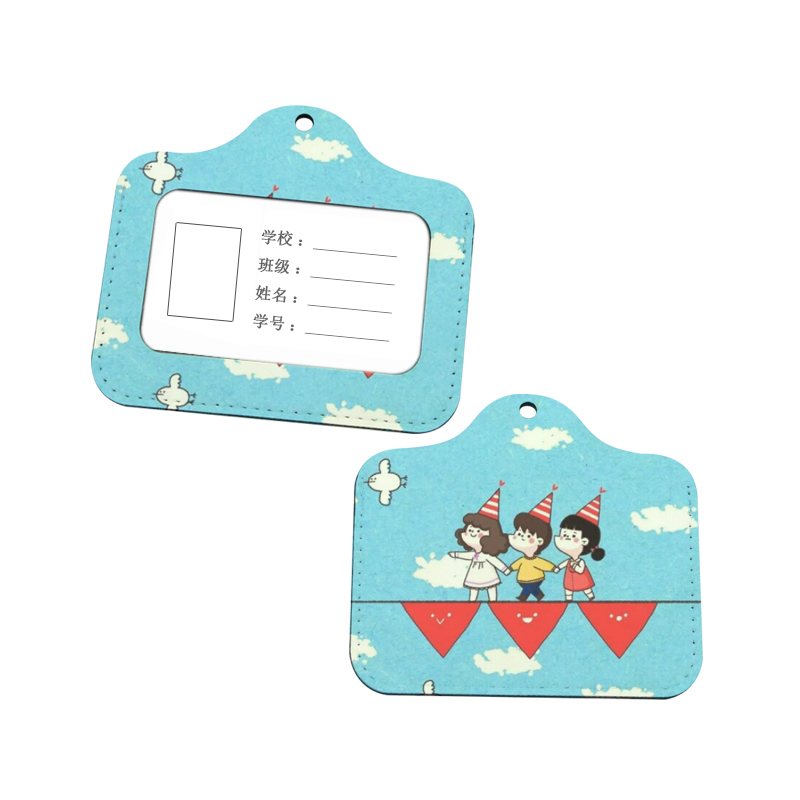 Sublimation Leatherette ID Badge Holder - Vandret