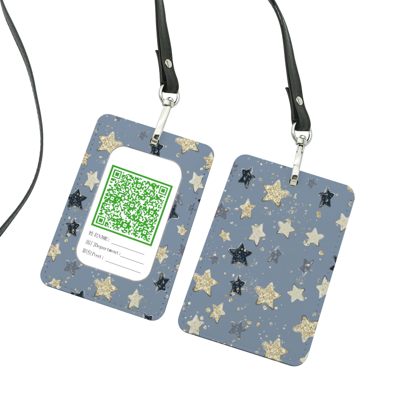 Sublimation Leatherette ID Badge Holder - Lige