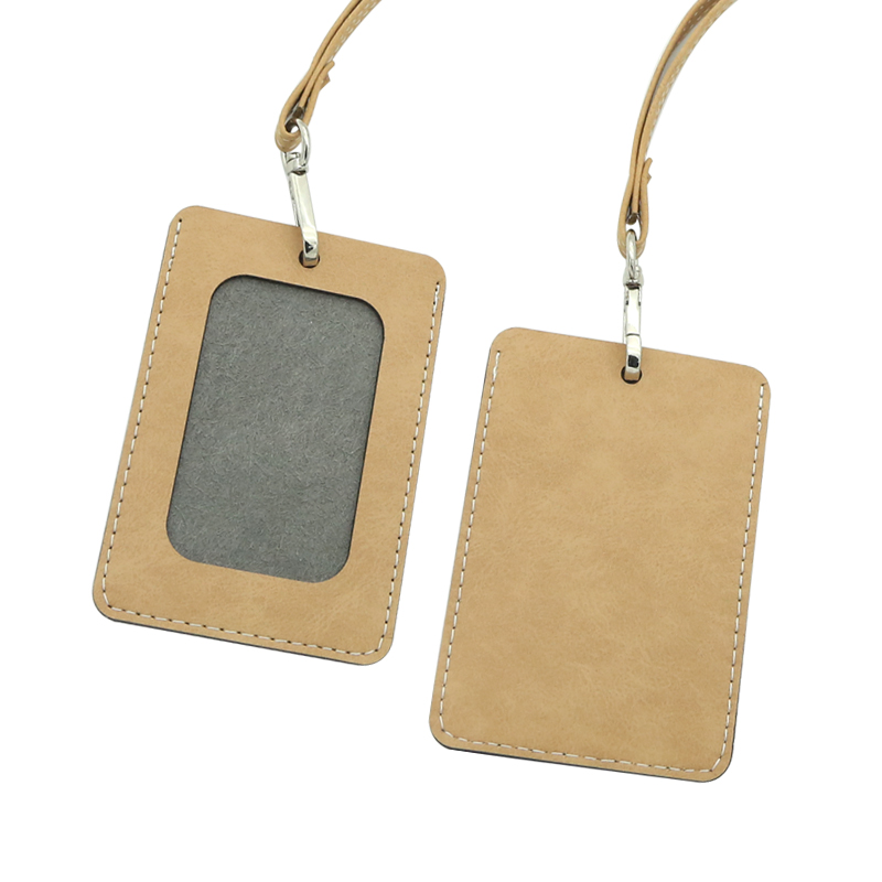 Sublimation Leatherette ID Badge Holder - Lige