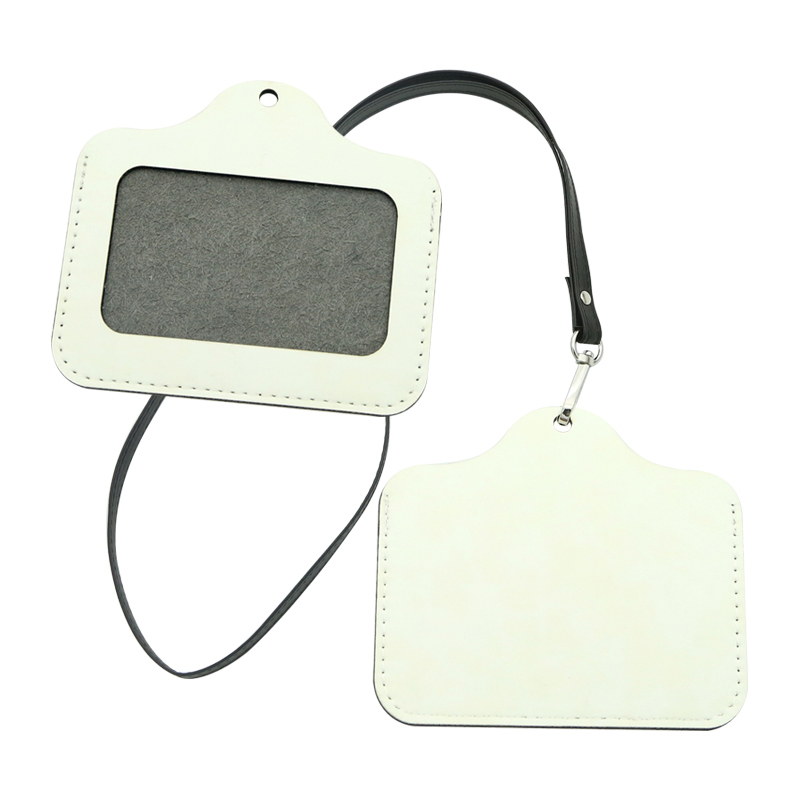 Sublimation Leatherette ID Badge Holder - Vandret