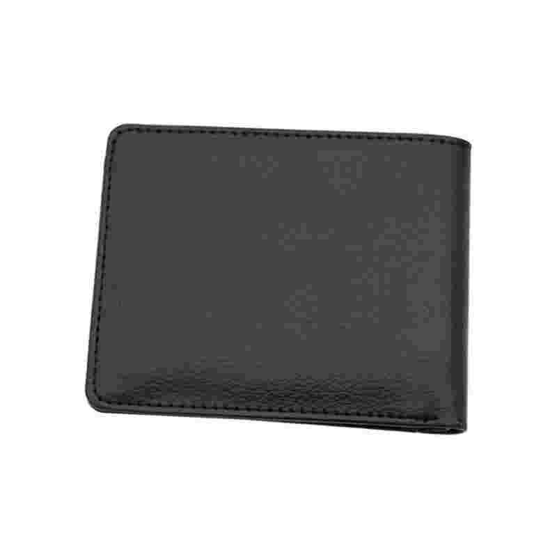 Mænds sublimation læder bifold tegnebog med møntlomme