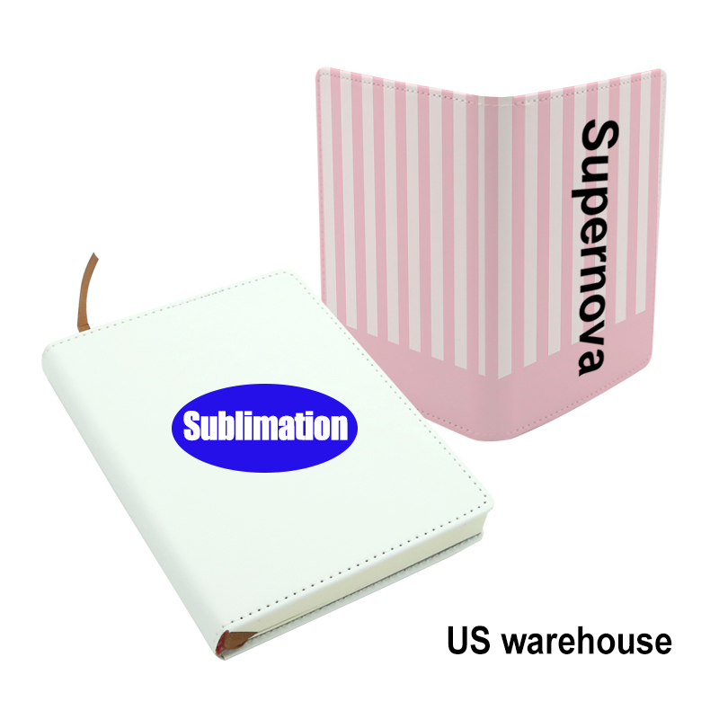 Sublimation PU læder notesbog - A4 størrelse