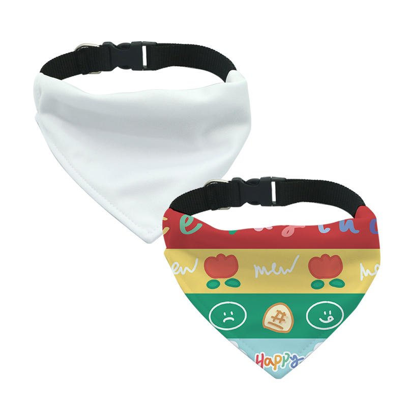 Sublimation Pet Scarf - M størrelse Sublimation Pet Scarf - M størrelse