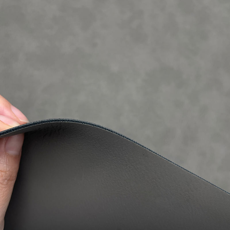 Double-layer laserable leatherette sheets with adhesive/without adhesive