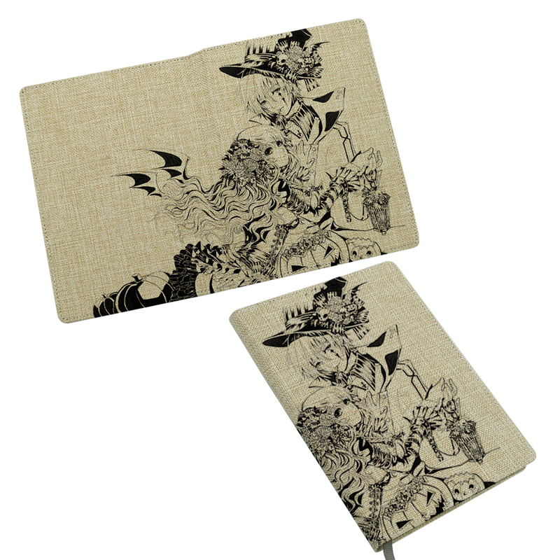 Sublimation Jute Notebook - A6 størrelse
