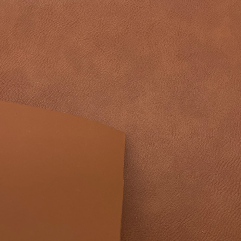 Double-layer laserable leatherette sheets with adhesive/without adhesive