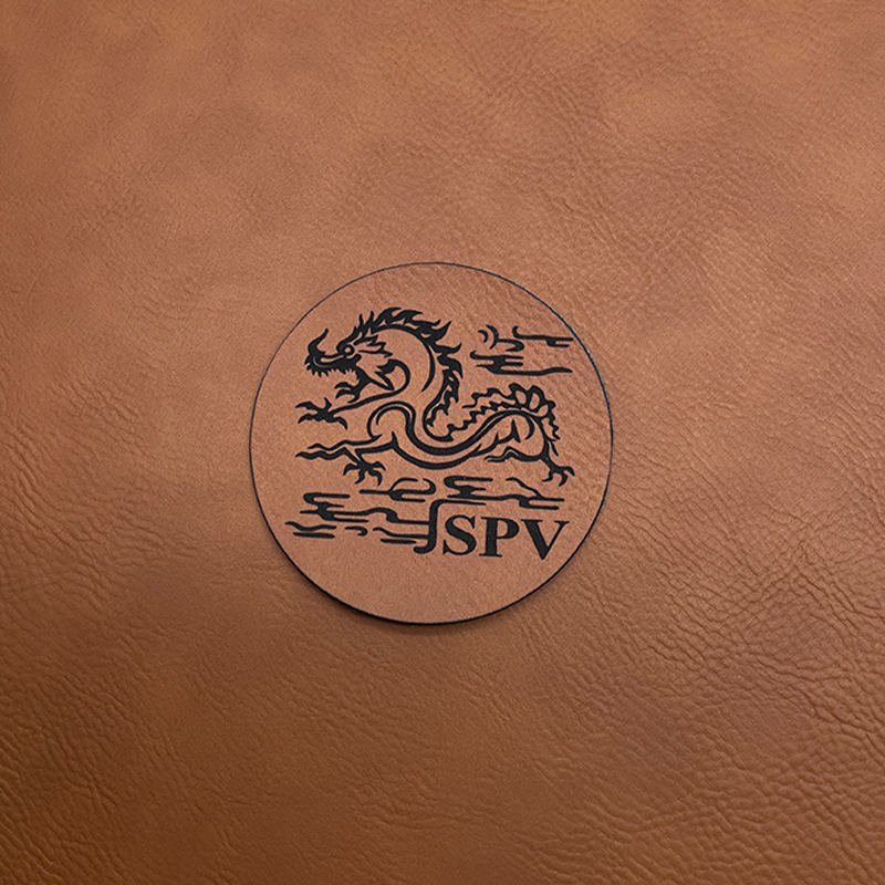 Double-layer laserable leatherette sheets with adhesive/without adhesive