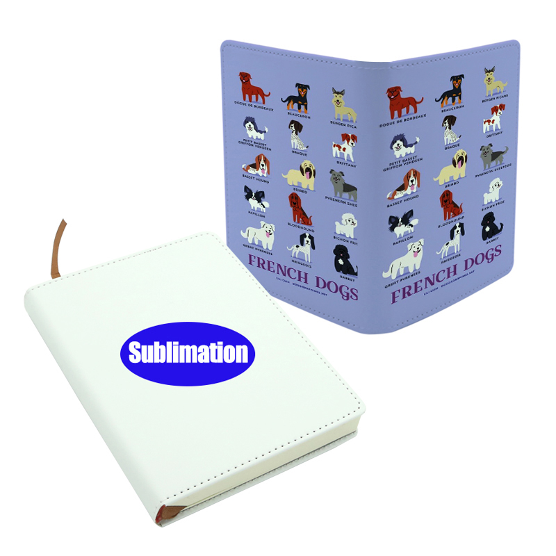 Sublimation PU læder notesbog - A6 størrelse